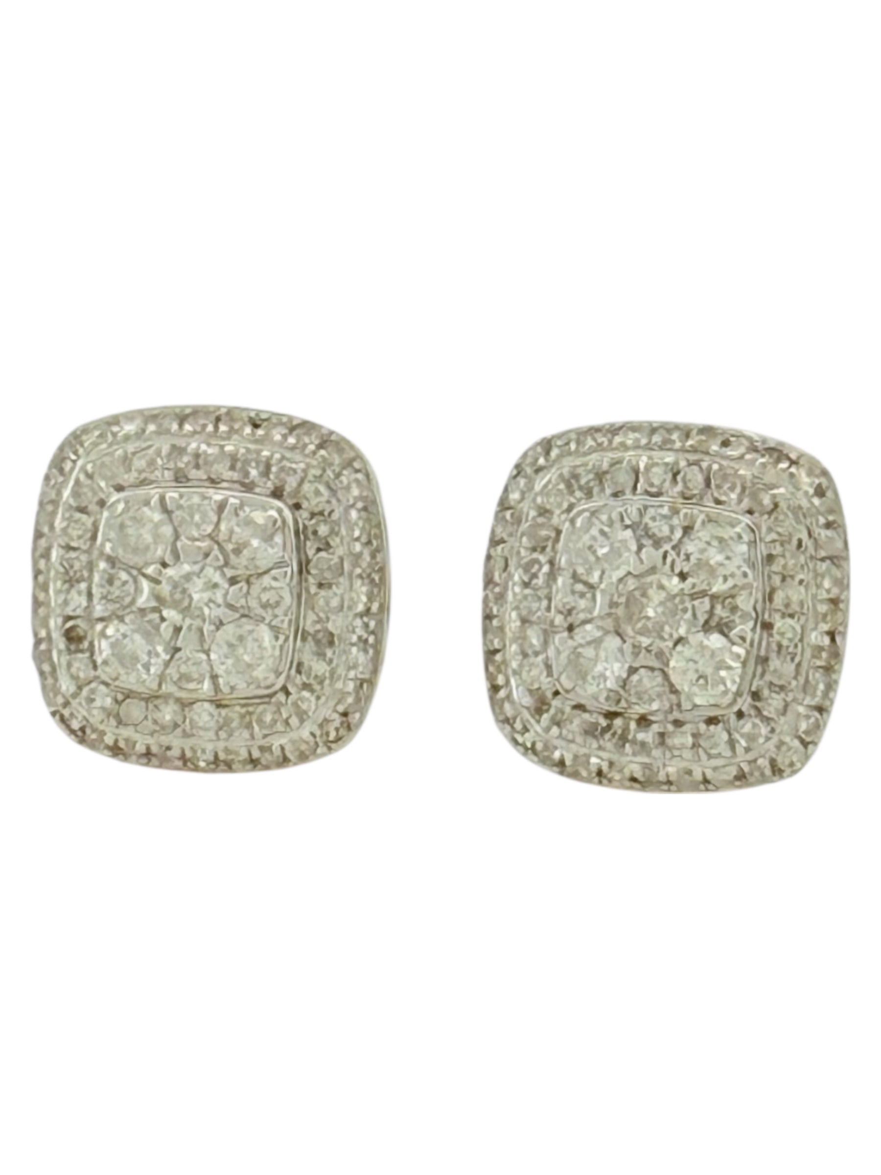 Earrings 0.75ct 14 KT diamonds Weight 3gm