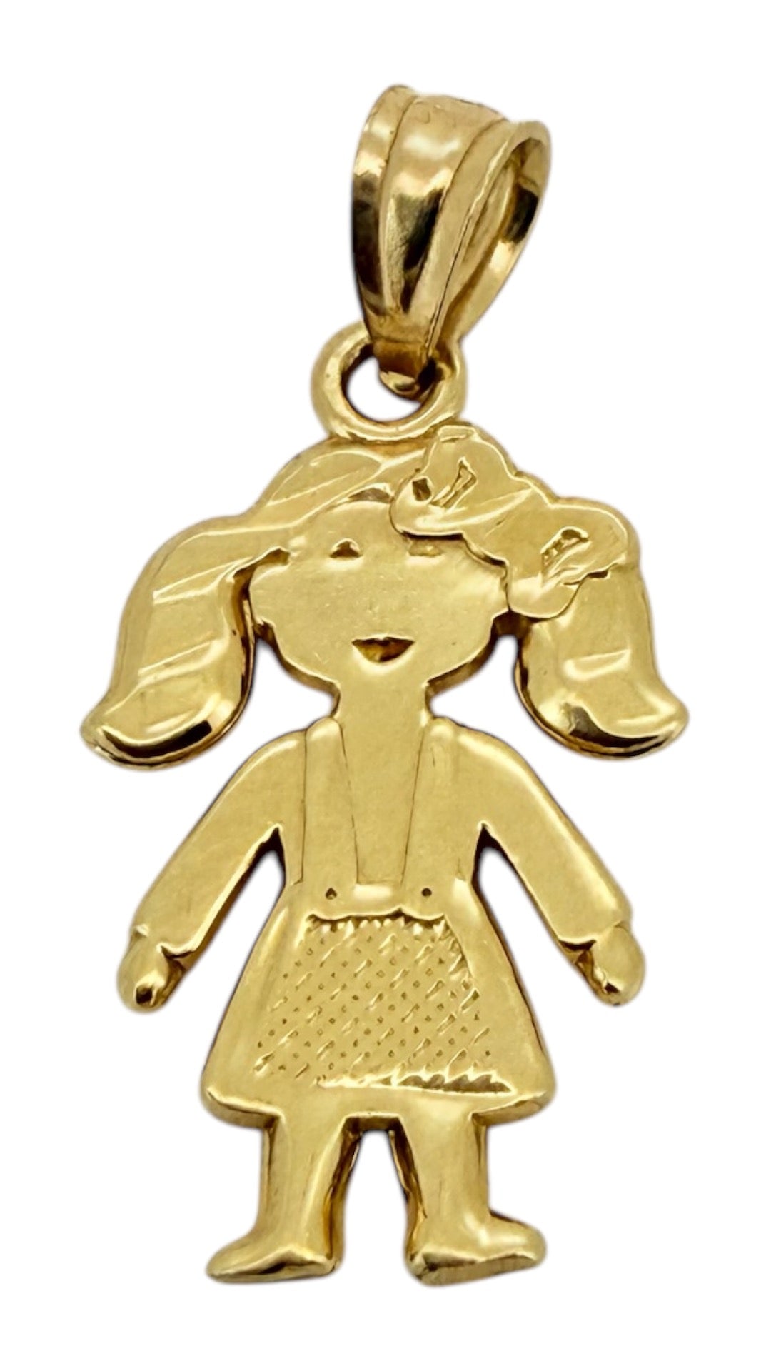 Pendants Boy 14 KT Solid gold Weight 1gm