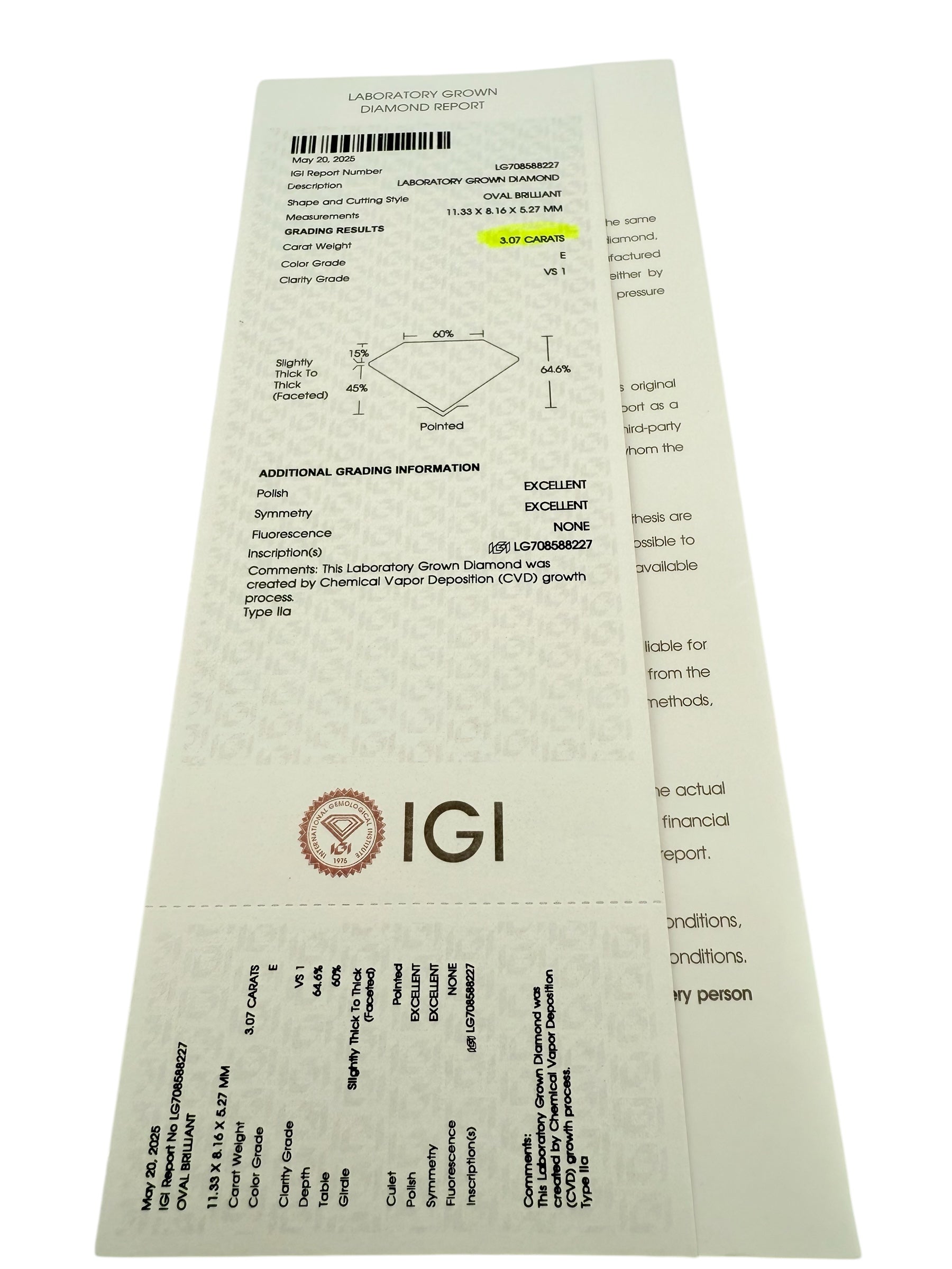 Rings Women OV 3.07ct/E,VS1 14 KT Lab diamonds Size 4 3/4 Weight 3.47gm