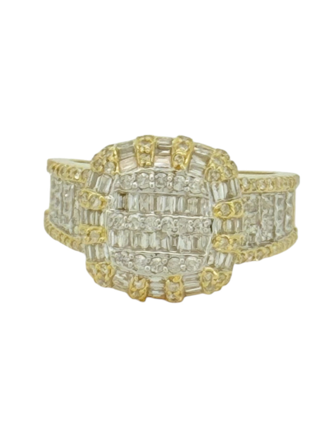 Rings Women 0.89ct 14 KT diamonds Size 7/2 Weight 5gm