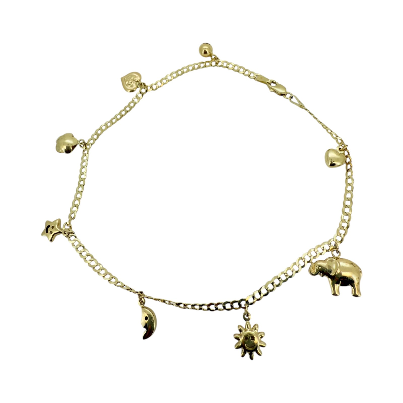 Anklets 14 KT Size 10'' Weight 5gm