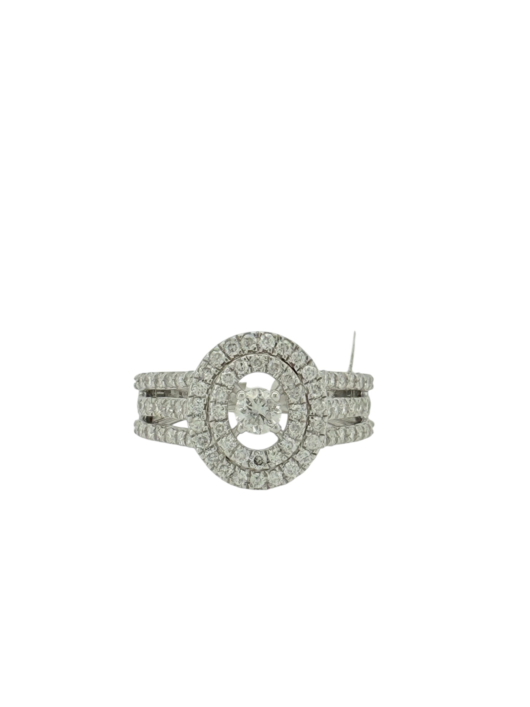 Rings Women 0.98ct 14 KT diamonds Size 7 1/4 Weight 3.9gm