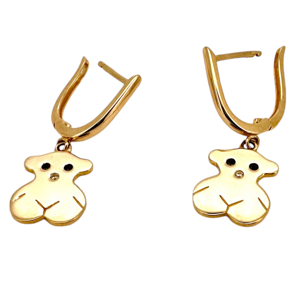 Earrings 14 KT Solid gold Weight 2.7GM