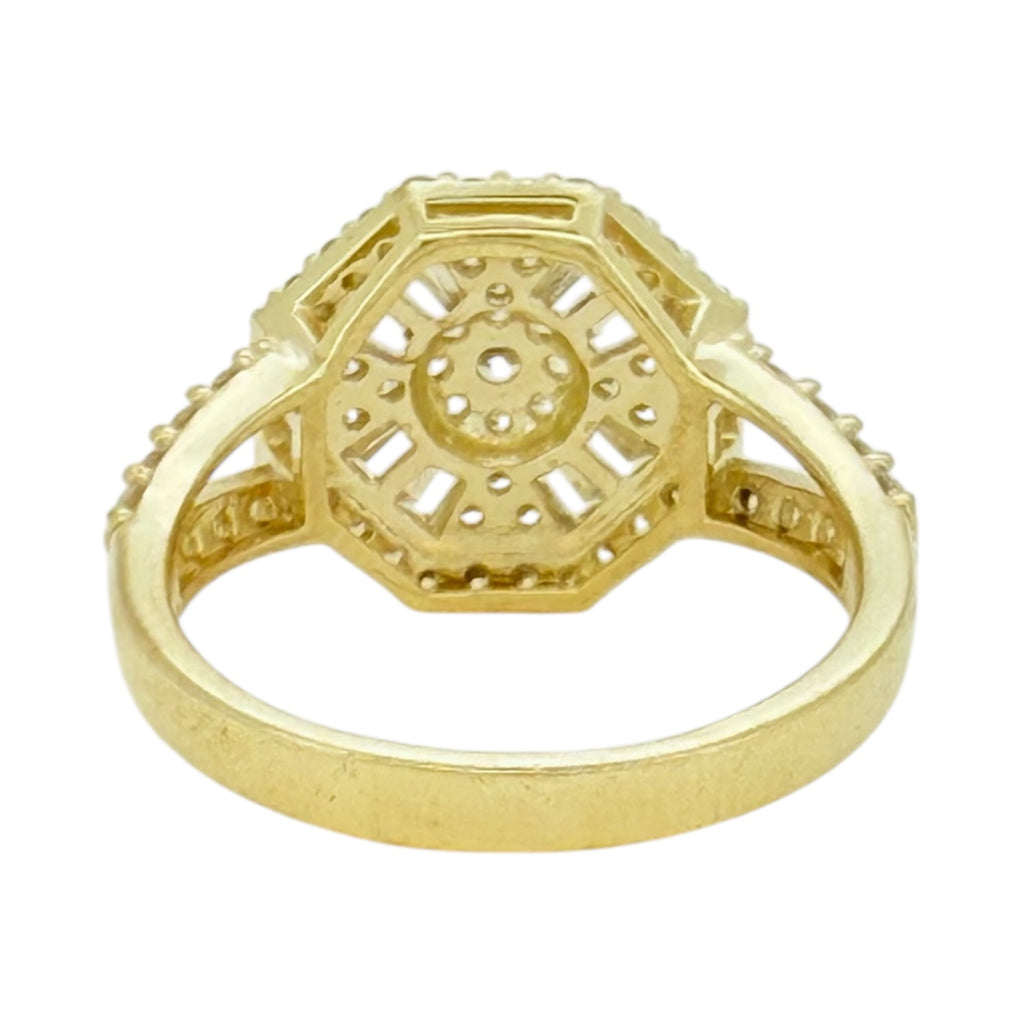 Rings Women 10k zicornia Size 7 Weight 3.8gm