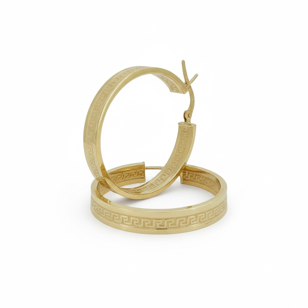 Earrings 10k Hollow Weight 2.5gm