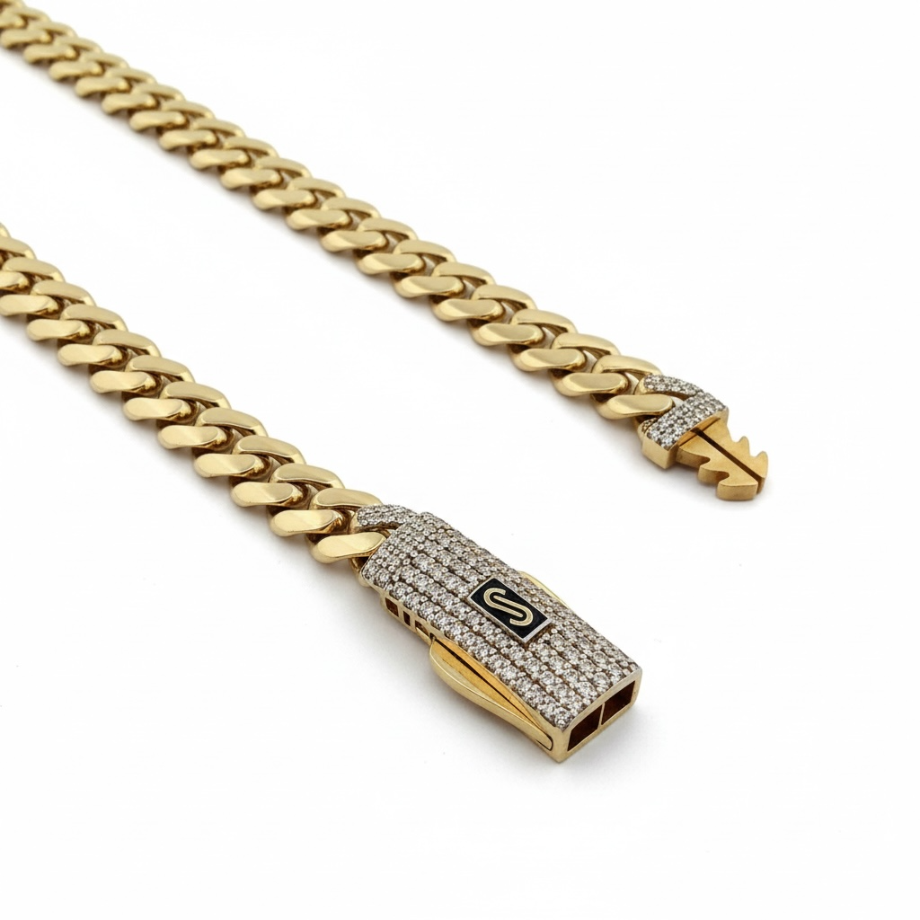 Chains Monaco chain 14 KT Hollow Size 24''*6.38mm Weight 19.6gm