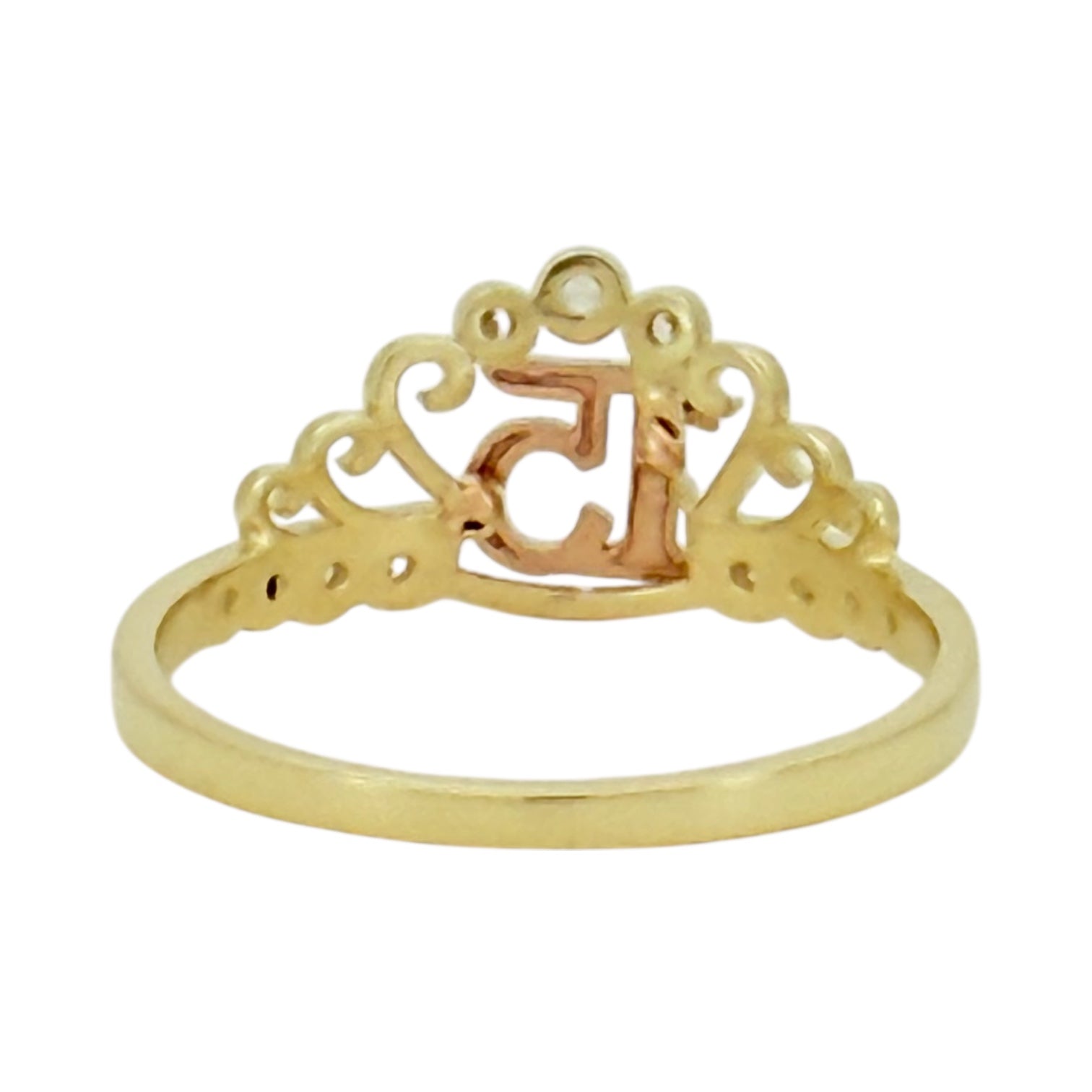 Rings Women 10k zicornia Size 8 Weight 1.9gm