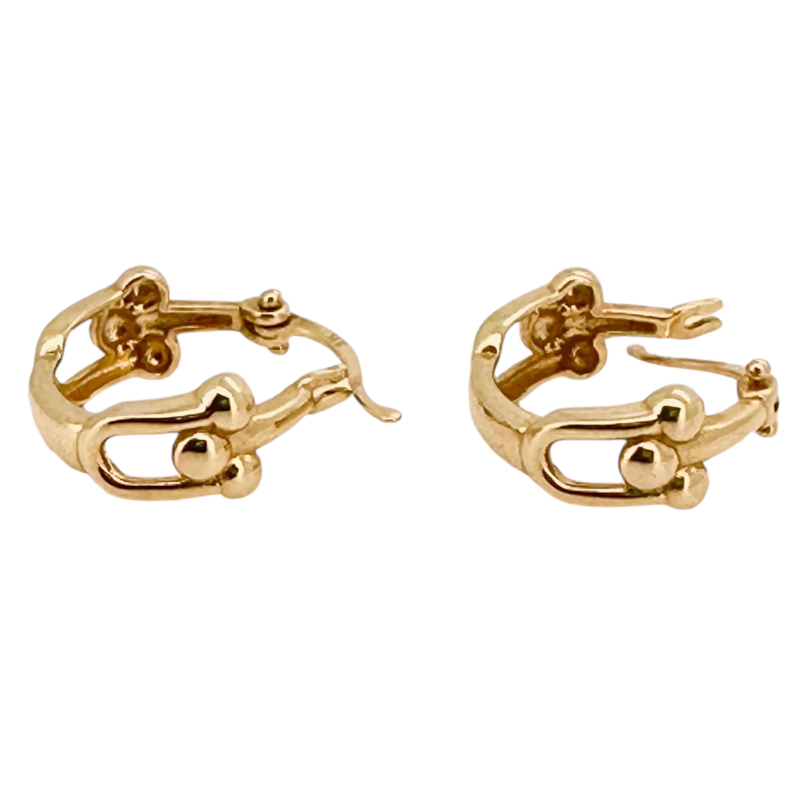 Earrings 14 KT Hollow Weight 2.5GM