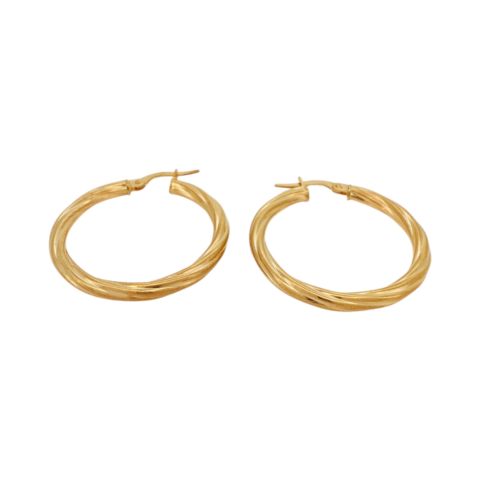 Earrings Crooked 10k Hollow Weight 1.8gm