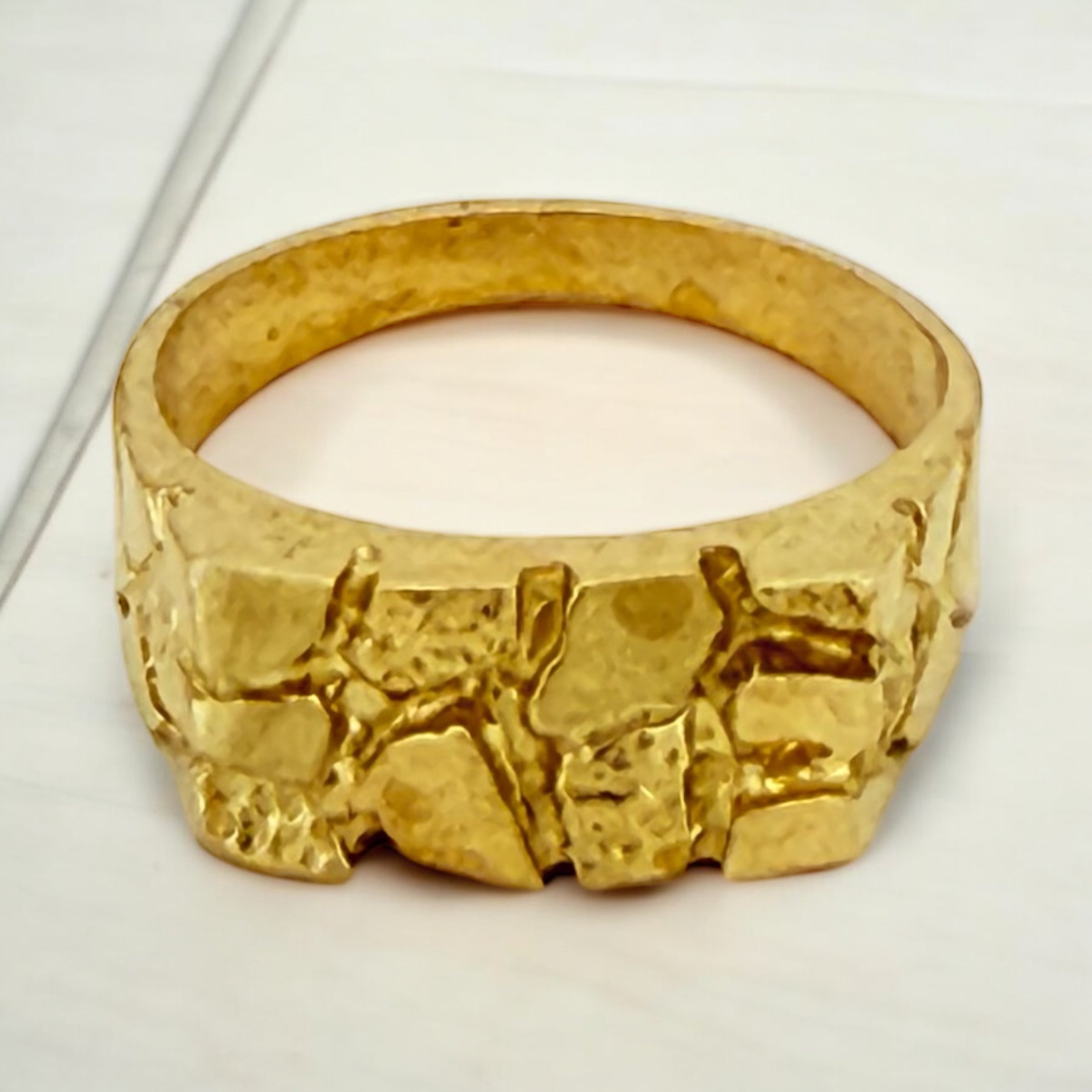 Rings boy 10k Solid gold Size 2/2 Weight 1.7gm