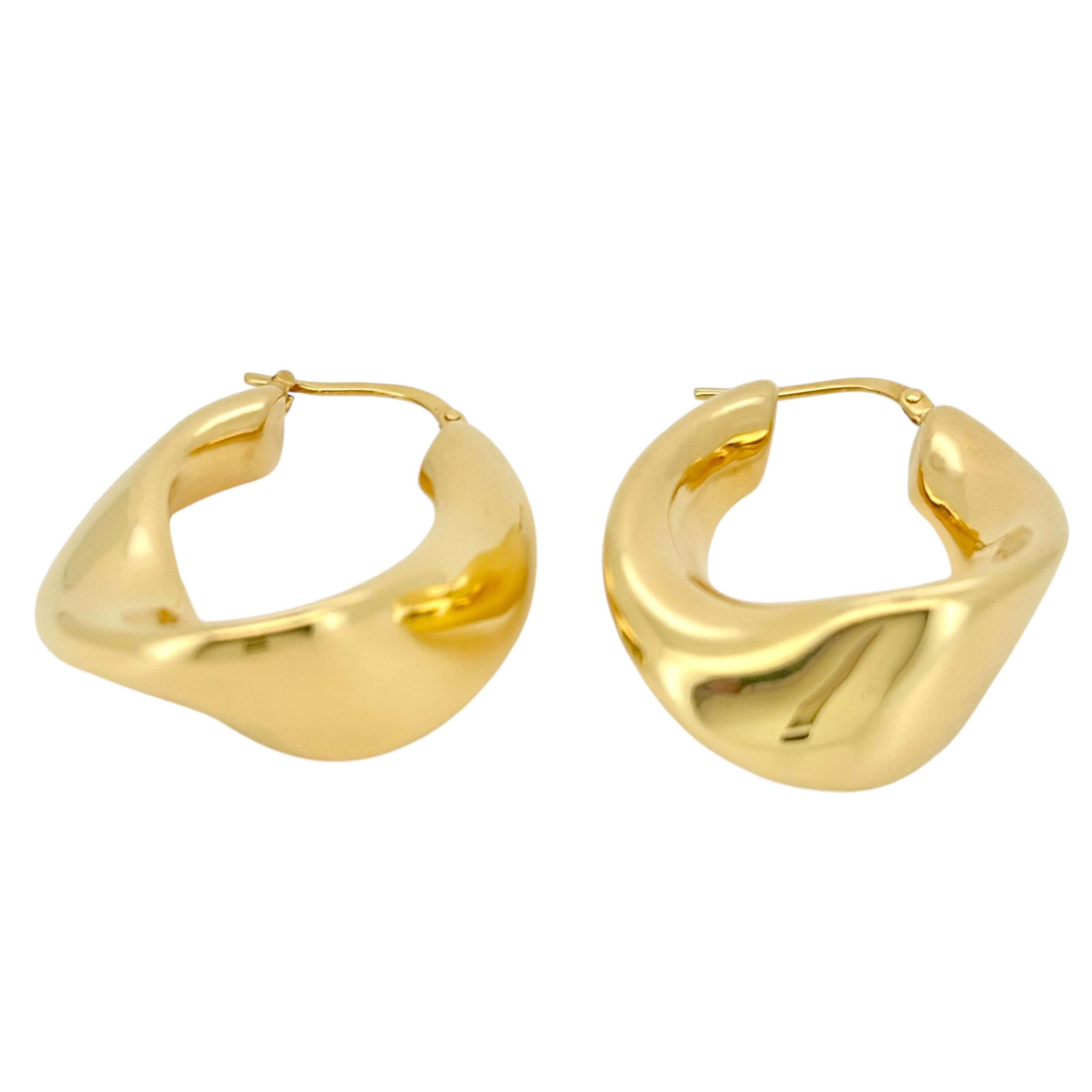 Earrings 14 KT Hollow Weight 5.5gm
