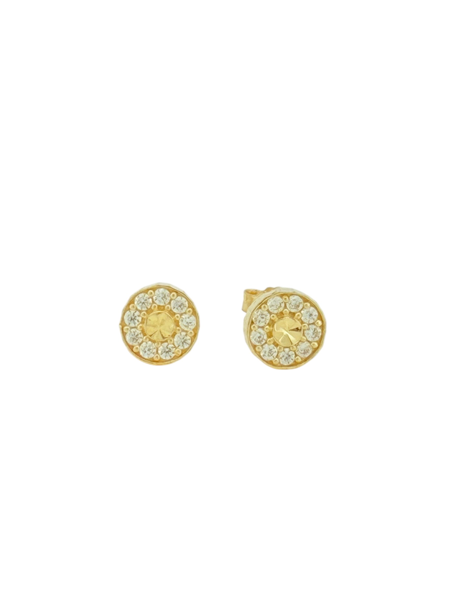 Earrings boy 10k zicornia Weight 1.2gm