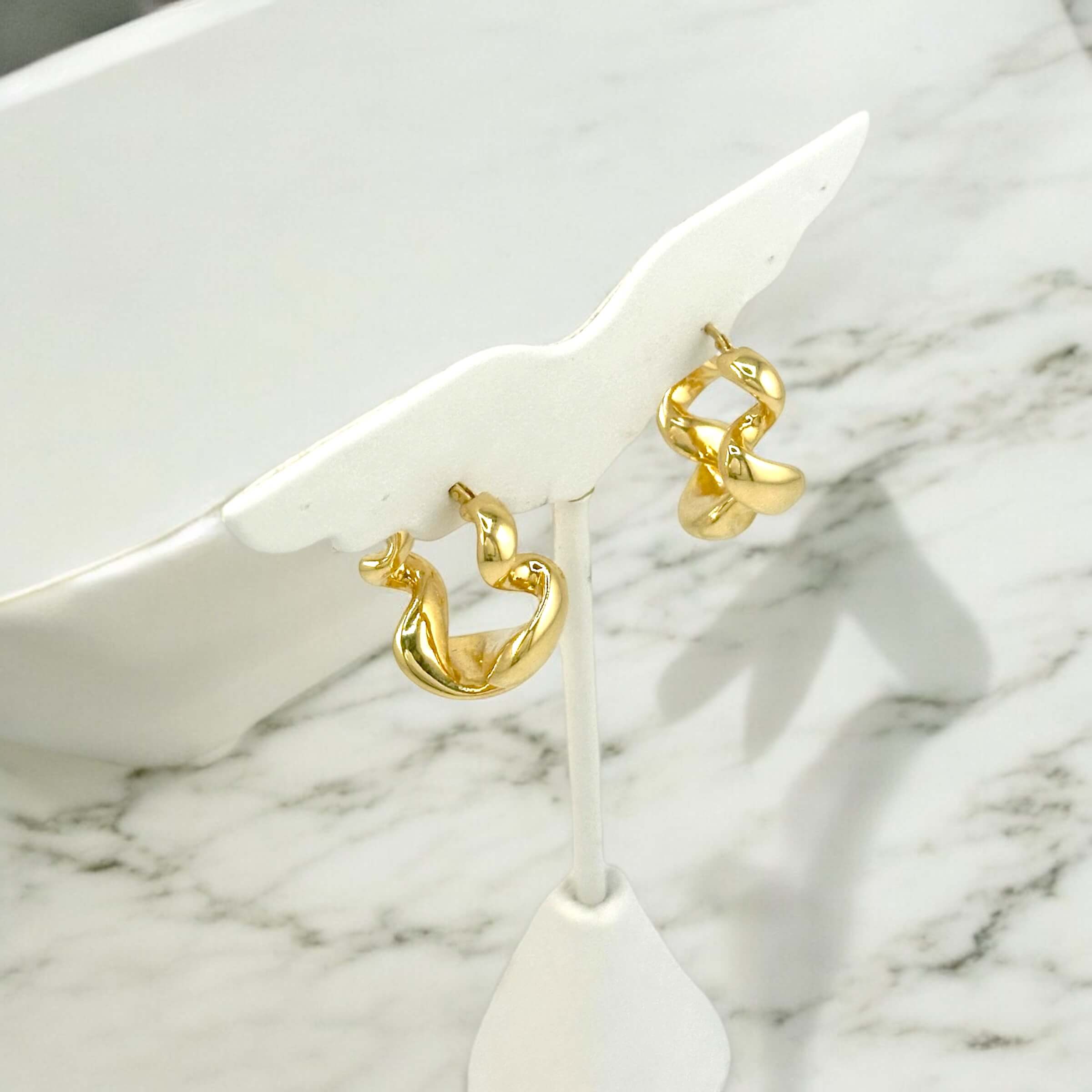 Earrings 14 KT Hollow Weight 4.1gm