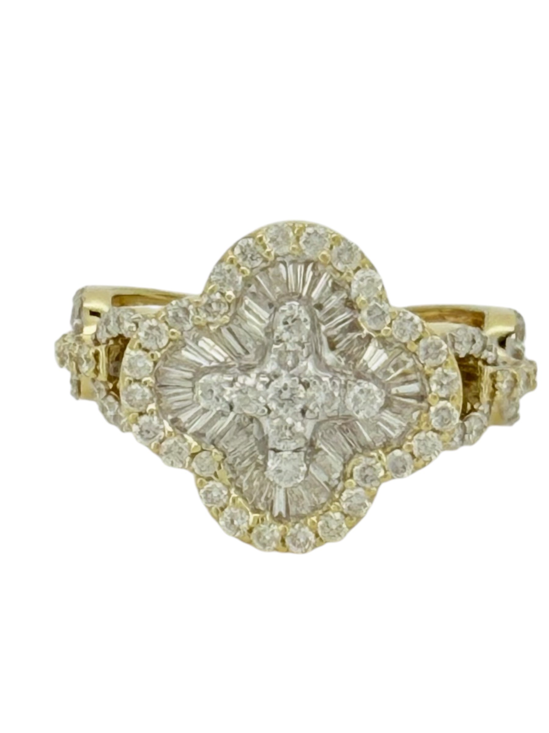 Rings Women 1.07ct 14 KT diamonds Size 7 Weight 3.7gm