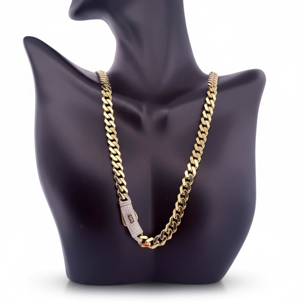 Chains Monaco chain 14 KT Hollow Size 22''*6.33 Weight 17.3gm