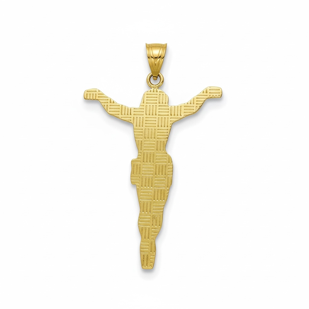 Pendants cristo 10k Hollow Weight 1.2gm