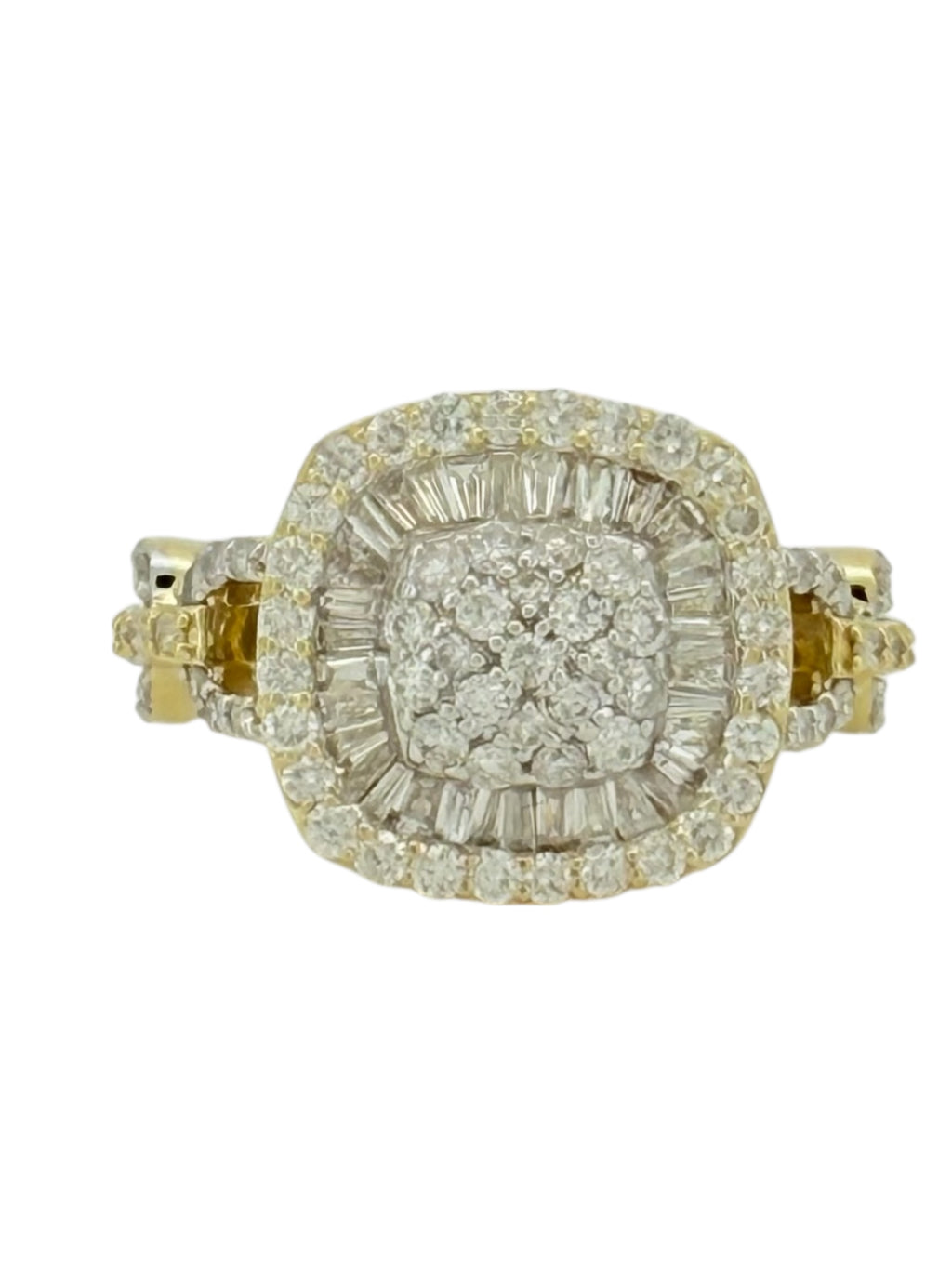 Rings Women 1.06ct 14 KT diamonds Size 7/2 Weight 3.8gm