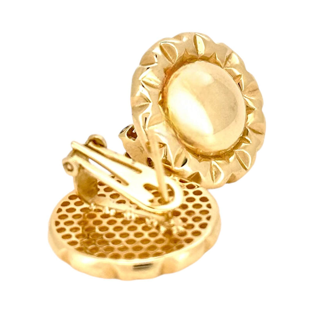 Earrings Omega 14 KT Hollow Weight 5GM