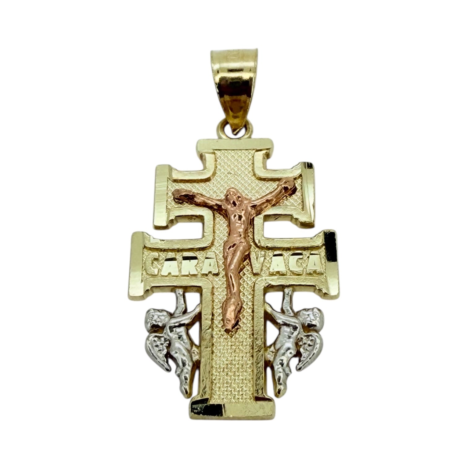 Pendants Cross of Caravaca 10k Hollow Weight 2.1gm