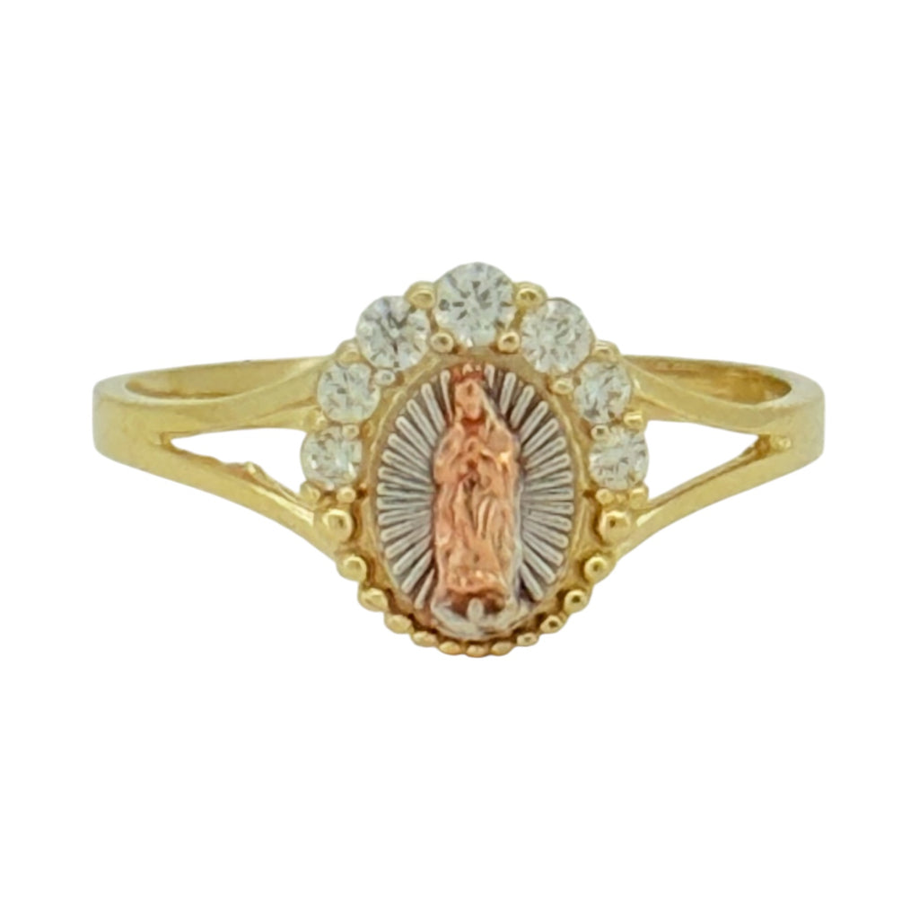 Rings Women 10k zicornia Size 7 1/4 Weight 1.6gm