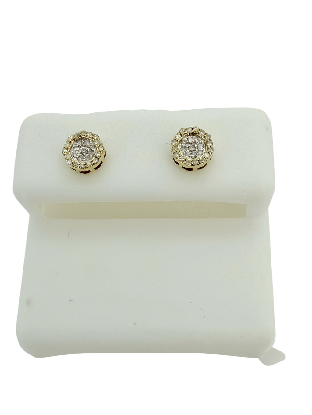 Earrings DIA-0.13CT 14 KT diamonds Weight 1.1gm